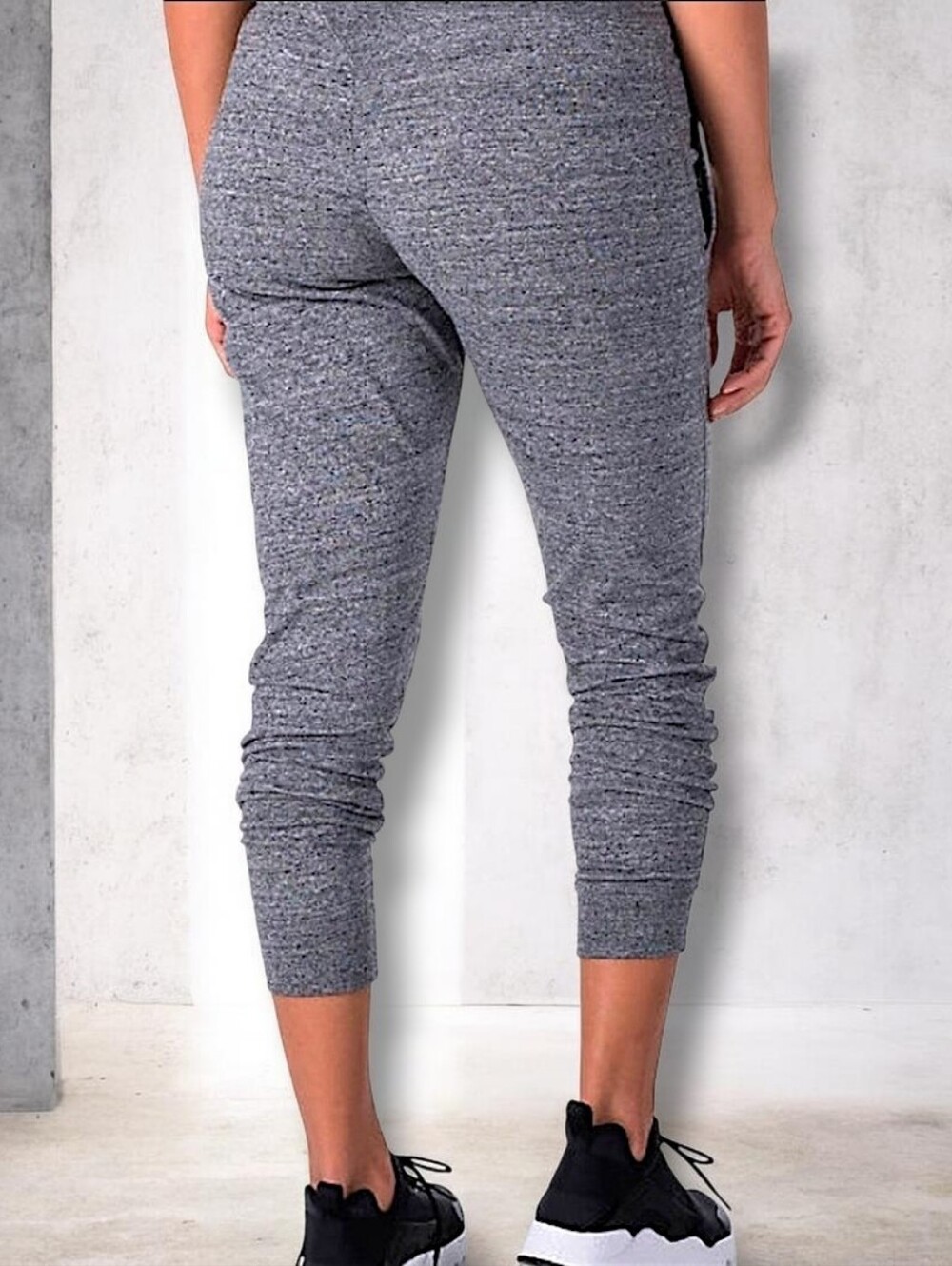 Nike Women's Gray Sportswear Vintage Pants w/ White Nike Logo & Side Pockets L - Picture 3 of 10
